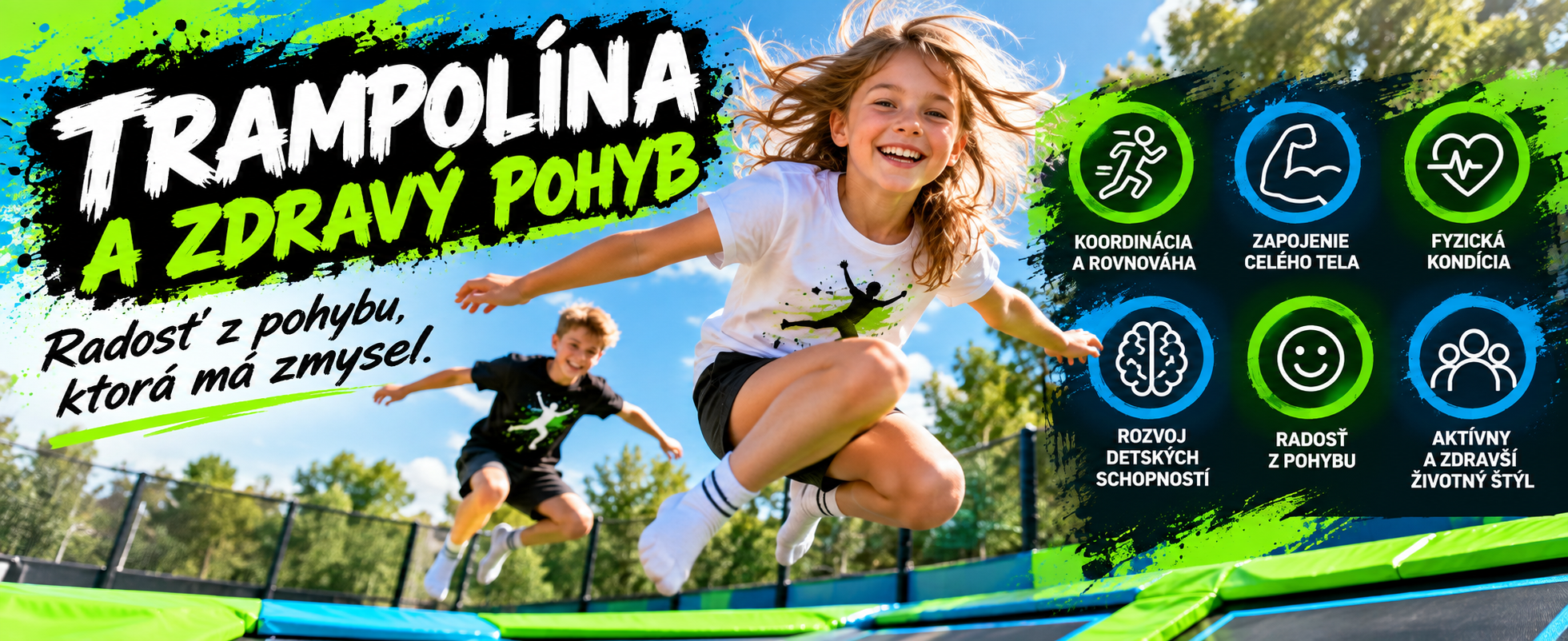 Trampolina a zdravy pohyb